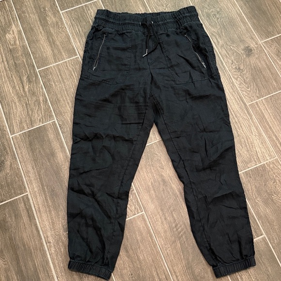 Athleta Black Cabo Linen Jogger Pant - Picture 2 of 16